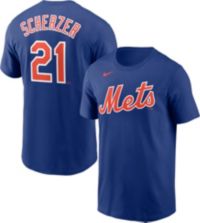New York Mets Blackout Max Scherzer Black T-Shirt Citi Field SGA Sz Large  8/5/22