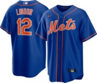 Francisco Lindor #12 - Team Issued Home Blue Jersey - 2021 Season