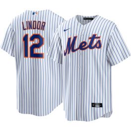Nike Men's New York Mets Francisco Lindor #12 Cool Base