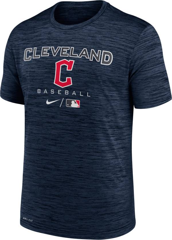 Nike Men's Cleveland Guardians Blue Legend Velocity T-Shirt