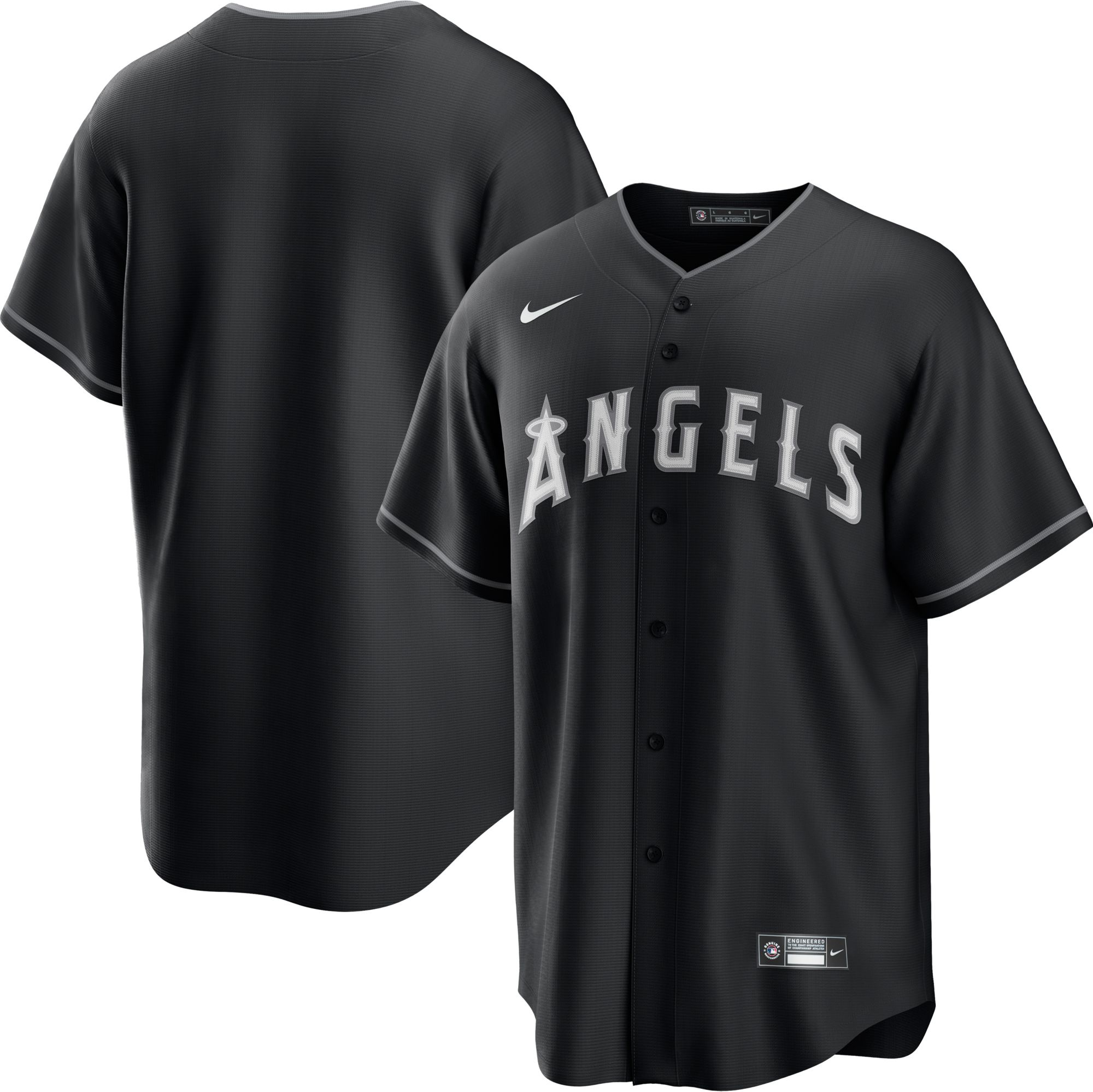 black angels baseball jersey