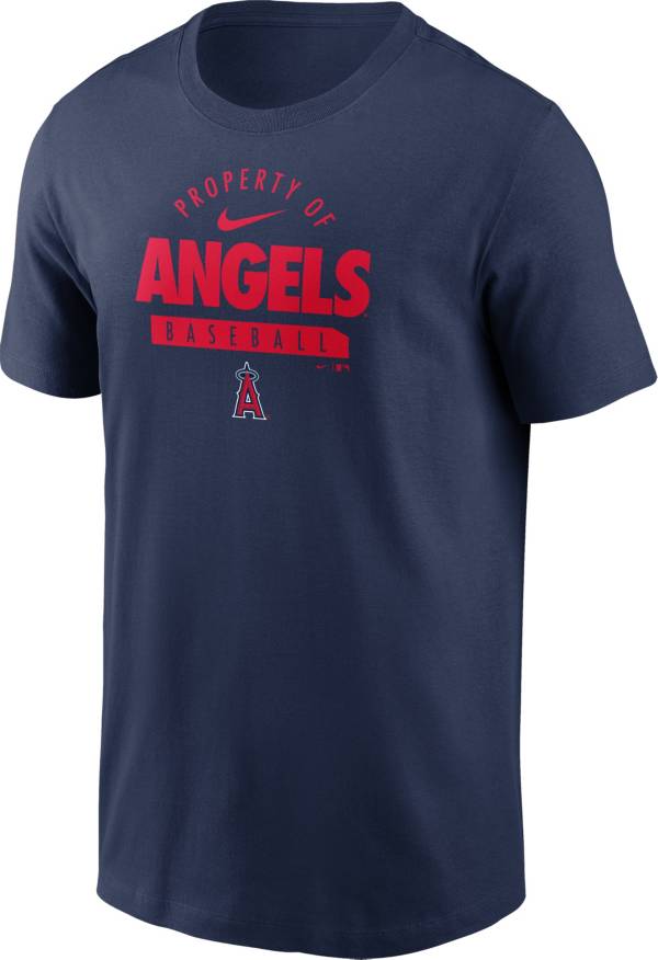 Nike Men's Los Angeles Angels Navy Property Logo T-Shirt