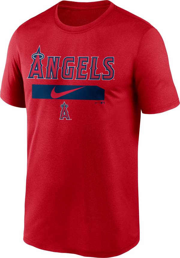 Nike Men's Los Angeles Angels Red Practice Cotton T-Shirt