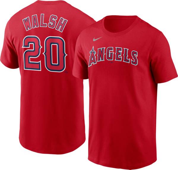 Nike Men's Los Angeles Angels Jared Walsh #20 Red T-Shirt product image