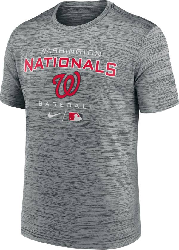 Nike Men's Washington Nationals Gray Legend Velocity T-Shirt product image