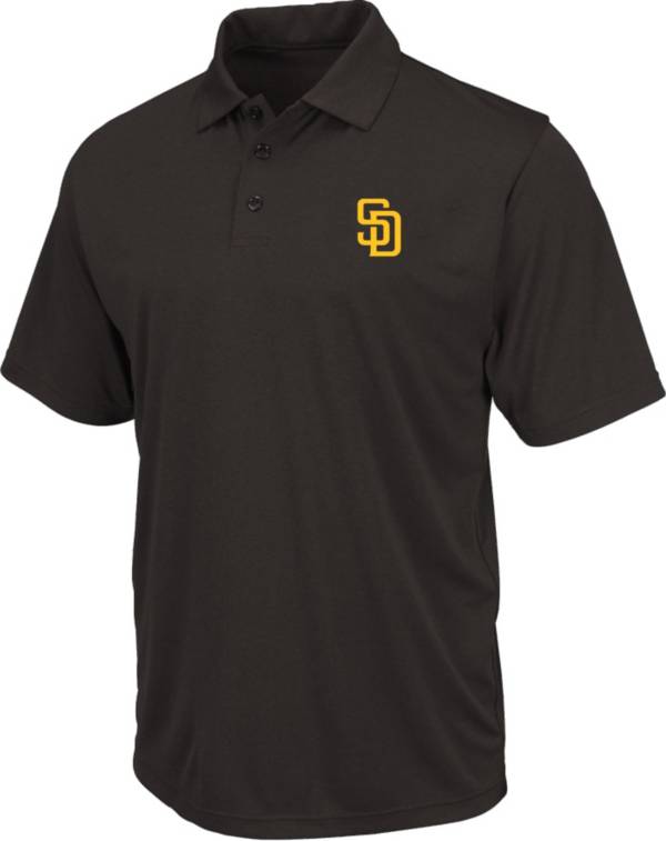 Nike Men's Big and Tall San Diego Padres Brown Birdseye Polo