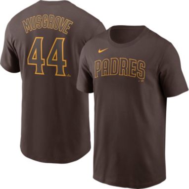 sorry, Nike Men's San Diego Padres Joe Musgrove #44 Brown T-Shirt is currently out of stock