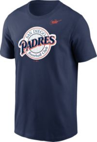 47 Brand / Men's San Diego Padres Brown Wordmark Scrum T-Shirt