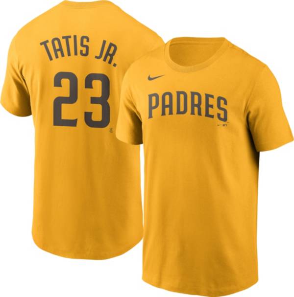 Nike Men's San Diego Padres Fernando Tatis #23 Yellow T-Shirt | Dick's ...