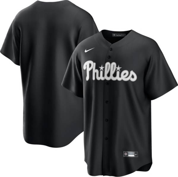 Nike Men's Philadelphia Phillies Black Cool Base Jersey