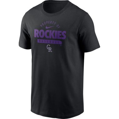 sorry, Nike Men's Colorado Rockies Black ‘Property Of' T-Shirt is currently out of stock