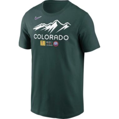 sorry, Nike Men's Colorado Rockies 2022 City Connect Wordmark T-Shirt is currently out of stock