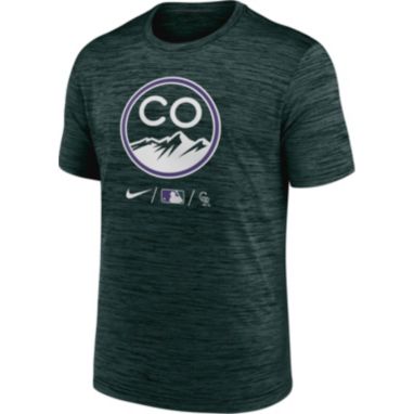 sorry, Nike Men's Colorado Rockies 2022 City Connect Velocity Practice T-Shirt is currently out of stock