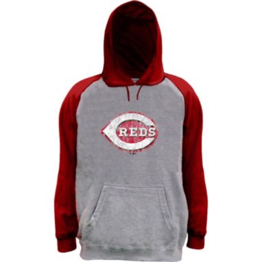 sorry, Nike Men's Big and Tall Cincinnati Reds Grey Raglan Sleeve Hoodie is currently out of stock