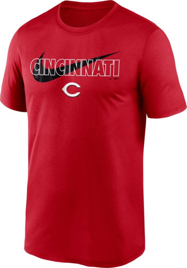 Nike Men's Cincinnati Reds Red Swoosh Legend T-Shirt