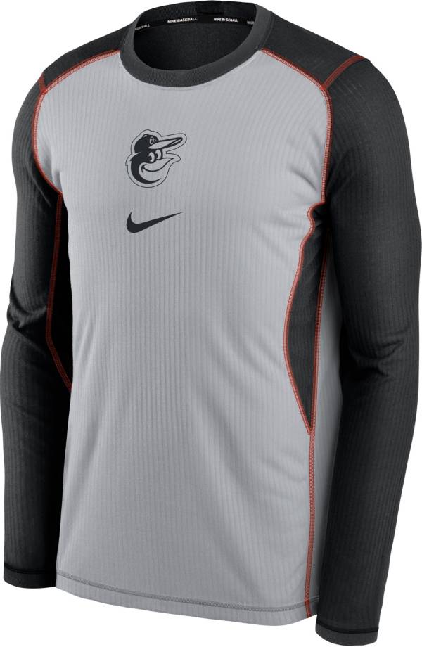 Nike Men's Baltimore Orioles Black Authentic Collection Game Long Sleeve T-Shirt