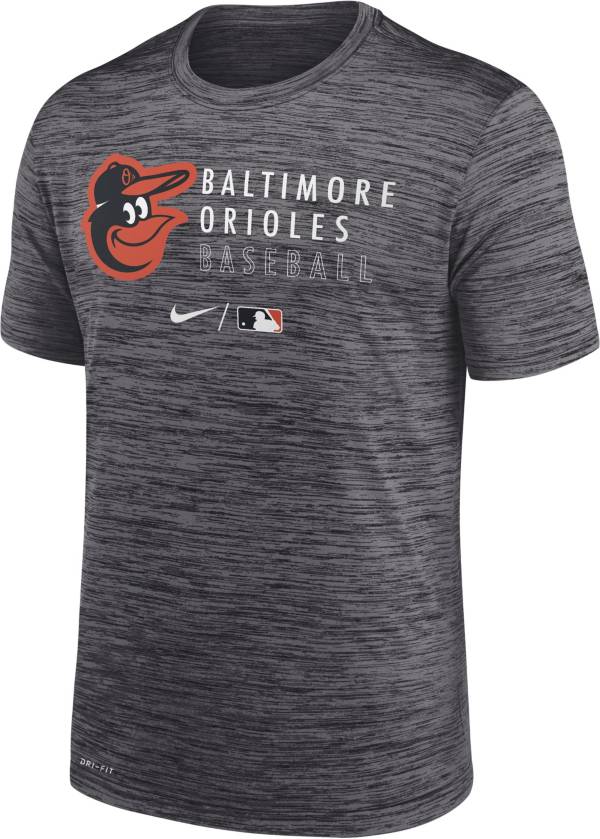 Nike Men's Baltimore Orioles Black Authentic Collection Velocity Practice T-Shirt product image