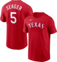 Corey Seager Red Texas Rangers Caricature Tri Blend T Shirt - Limotees