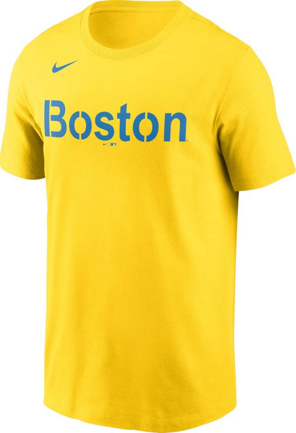 Nike Men's Boston Red Sox 2021 City Connect Gold T-Shirt product image