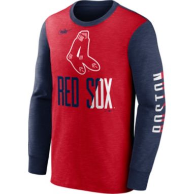 sorry, Nike Men's Boston Red Sox Navy Split Long Sleeve T-Shirt is currently out of stock