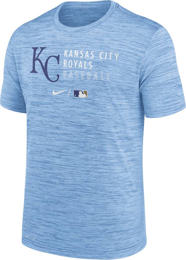 Nike Men's Kansas City Royals Blue Authentic Collection Velocity Practice T-Shirt