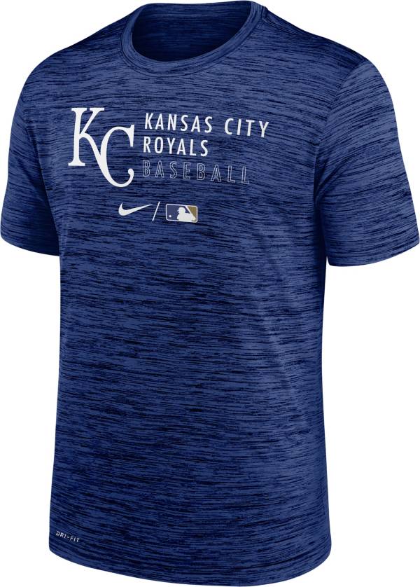Nike Men's Kansas City Royals Blue Authentic Collection Velocity Practice T-Shirt