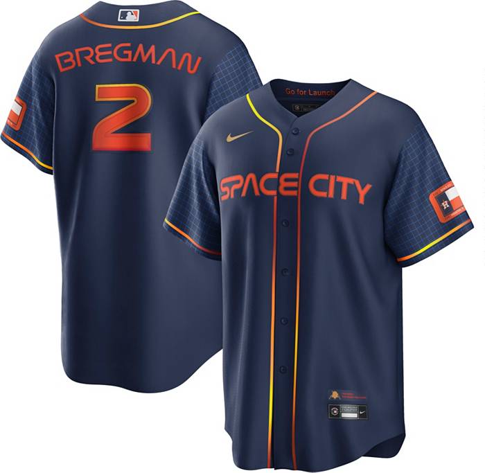 Personalized Men's Houston Astros Alex Bregman Space City Custom