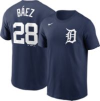 Nike Youth Detroit Tigers Javier Báez #28 White Cool Base Home Jersey