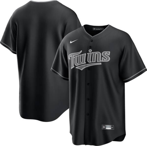 Nike Men's Minnesota Twins Black Cool Base Jersey