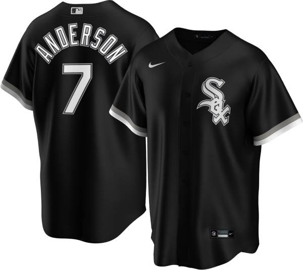 Nike Youth Chicago White Sox Tim Anderson #7 White Cool Base