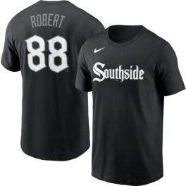 Nike Men's Chicago White Sox Luis Robert #88 Black City