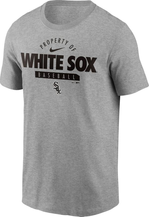 Nike Men's Chicago White Sox Grey ‘Property Of' T-Shirt product image