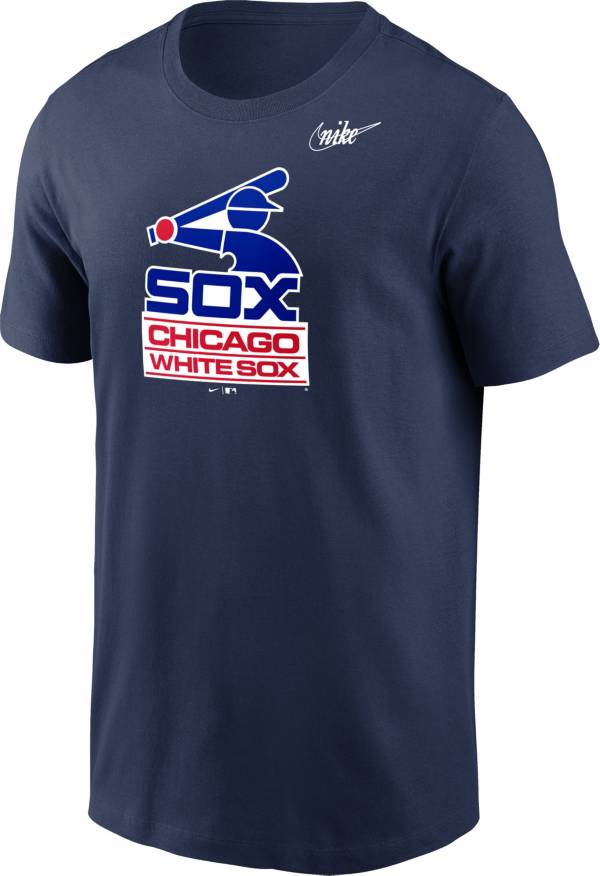 Nike Men's Chicago White Sox Navy Logo T-Shirt