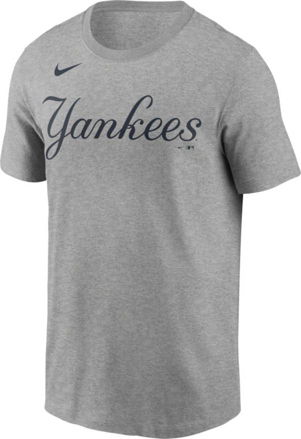 Nike Men's New York Yankees Grey Wordmark T-Shirt | DICK'S Sporting Goods