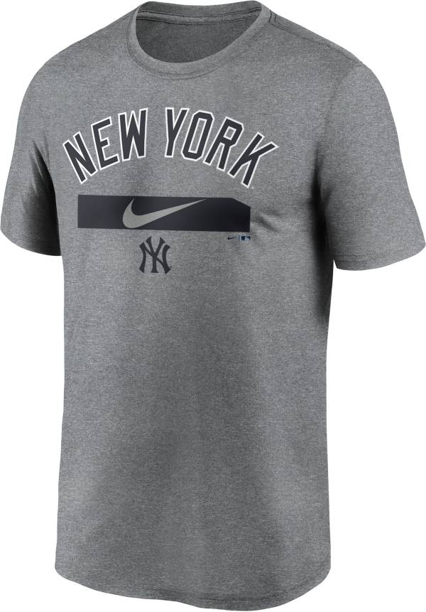 Nike Men's New York Yankees Grey Legend Practice T-Shirt product image