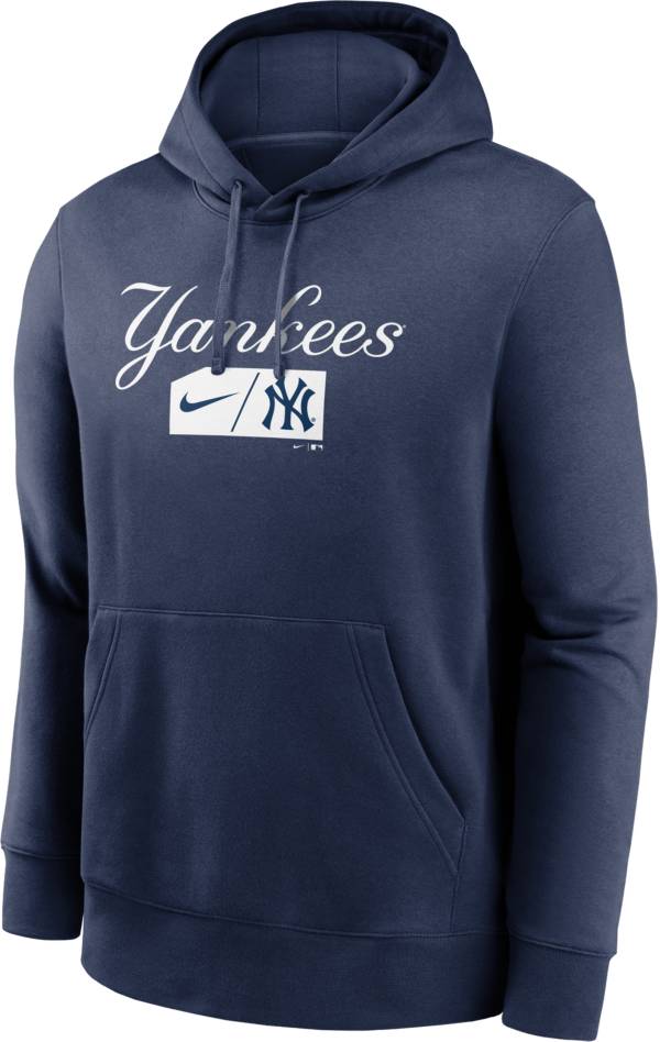 Nike Men's New York Yankees Navy Club Pullover Hoodie