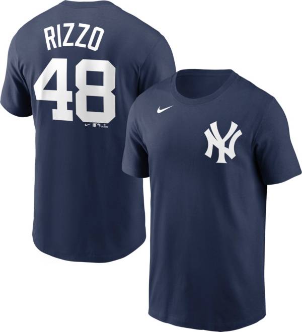 Nike Men's New York Yankees Anthony Rizzo #48 Navy T-Shirt
