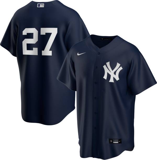 Nike Men's New York Yankees Giancarlo Stanton #27 Navy Cool Base Jersey product image