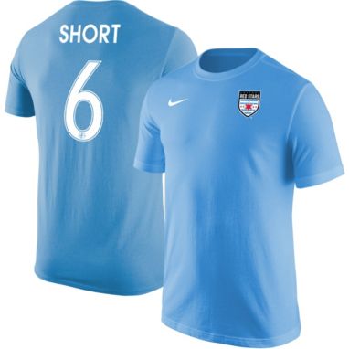 sorry, Nike Chicago Red Stars Casey Short #6 Blue T-Shirt is currently out of stock