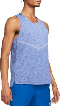 Nike Elite Lightweight Men's Gray Basketball Tank Top Size S 