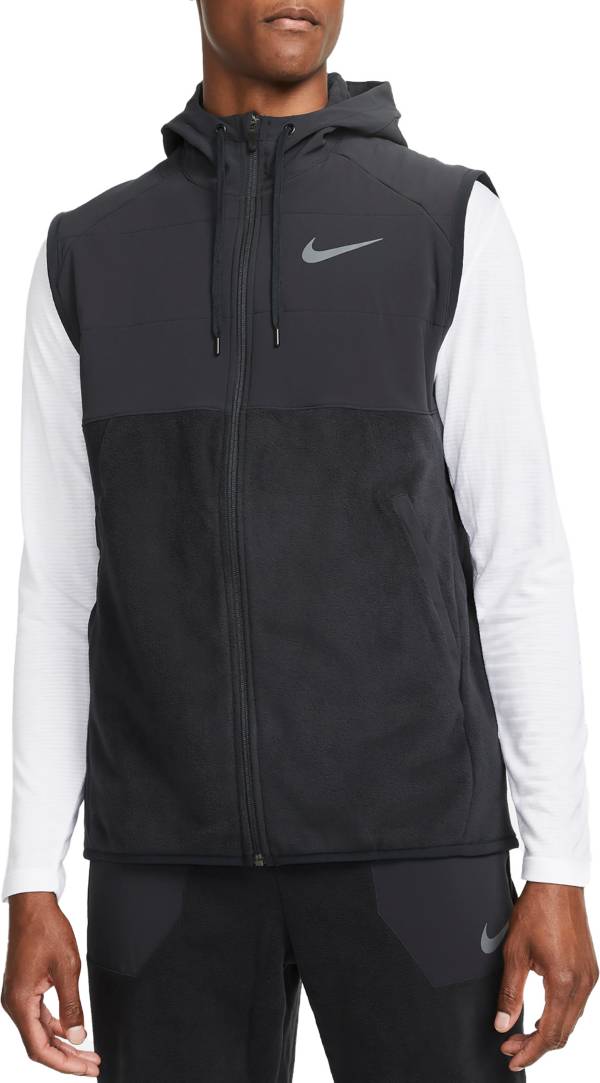 mens nike black vest