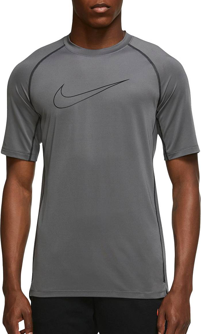 Nike Pro Dri-Fit Slim Top - Mens - Iron Grey/Black