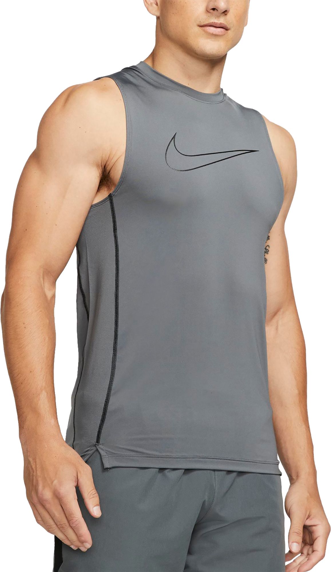 nike men's sleeveless compression shirt