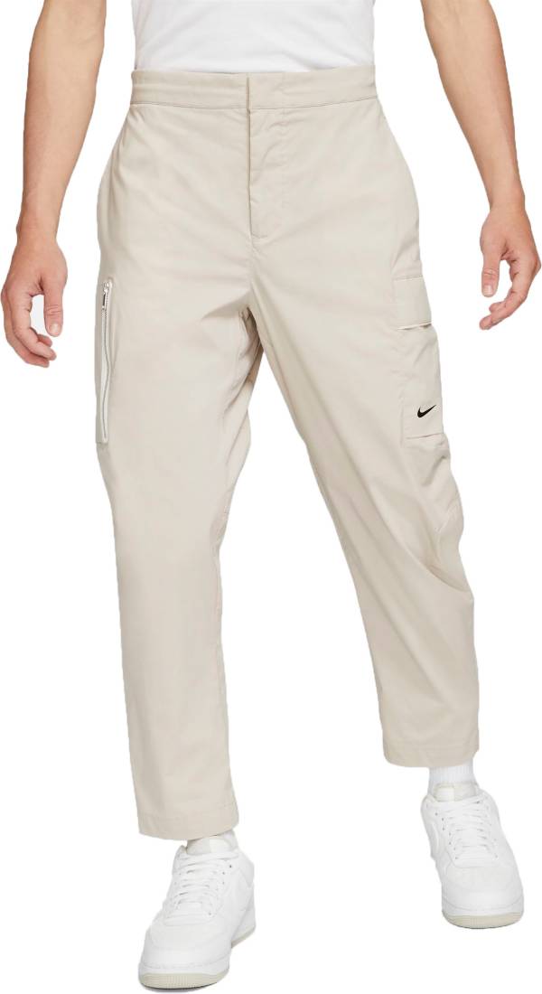 nike woven pants white