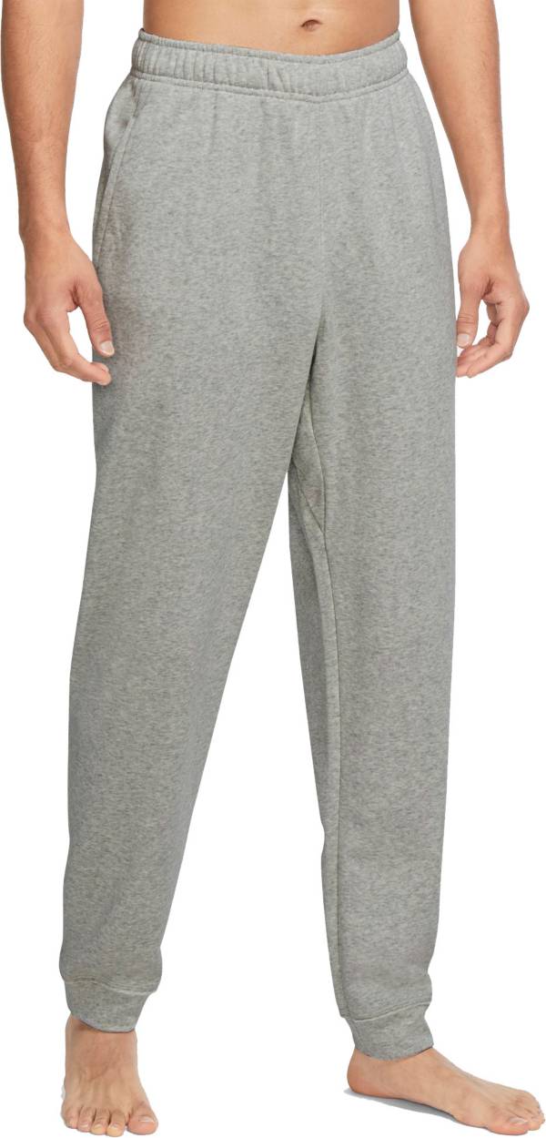 Nike Yoga Men's Pants (Large, Black/Iron Grey  