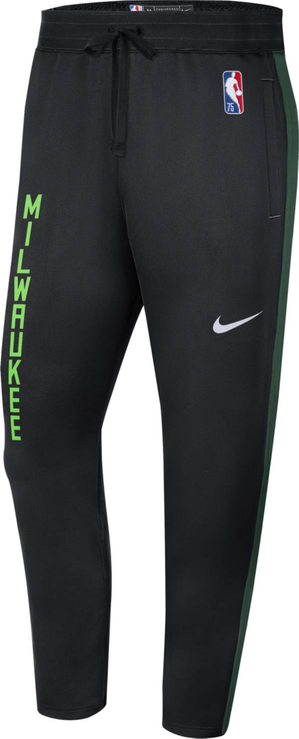 Nike Men's 2021-22 City Edition Milwaukee Bucks Black Showtime Dri-Fit Sweatpants product image