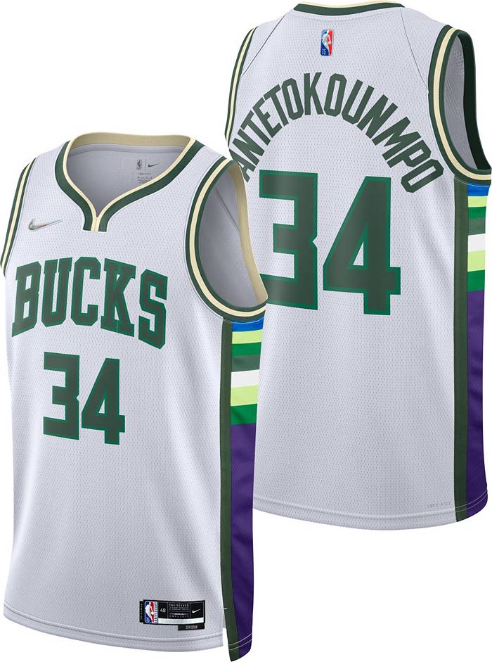 Giannis Antetokounmpo Milwaukee Bucks 2023 City Edition Swingman Jerse -  Throwback