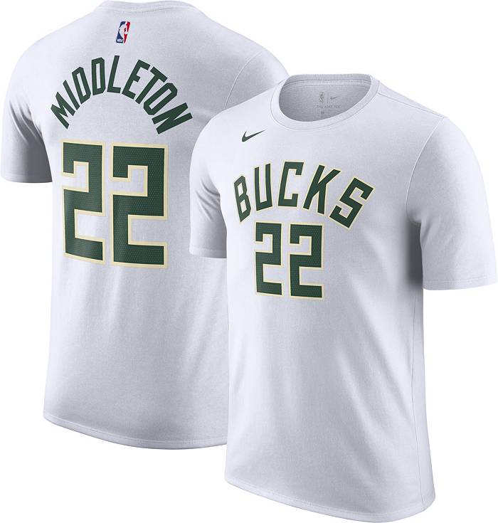 Nike Kids' Milwaukee Bucks Khris Middleton #22 2022 Statement Jersey