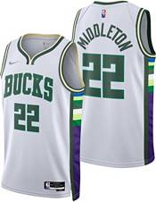 Milwaukee Bucks NBA Adidas White NBA Authentic On-Court Team