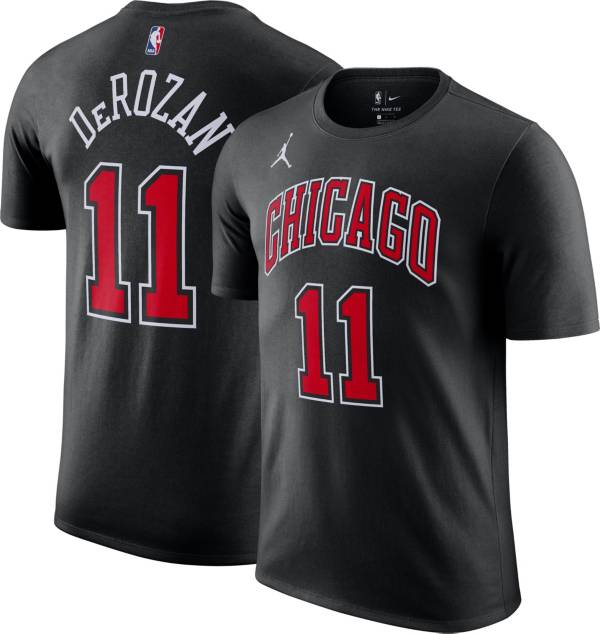 Ødelæggelse heldig Nødvendig Jordan Men's Chicago Bulls DeMar DeRozan #11 Black Player T-Shirt | Dick's  Sporting Goods